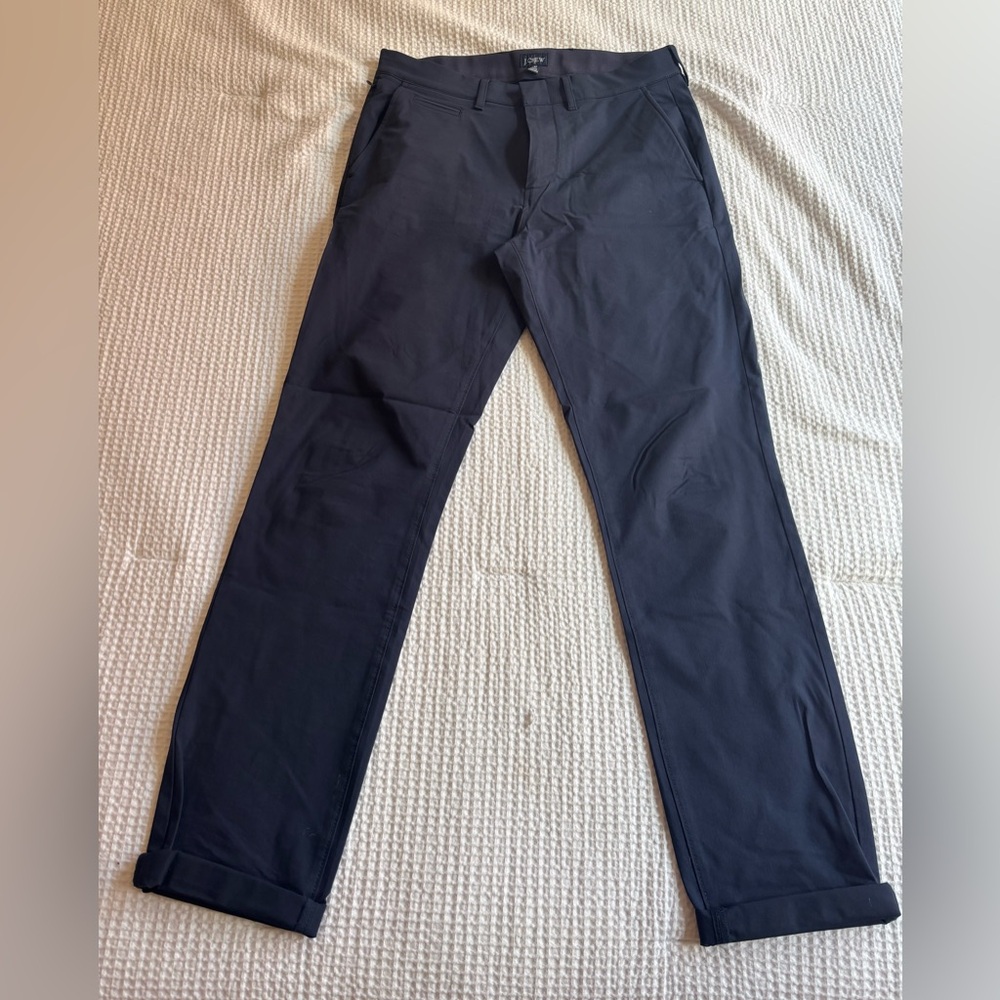 J. Crew Navy Tech Pant